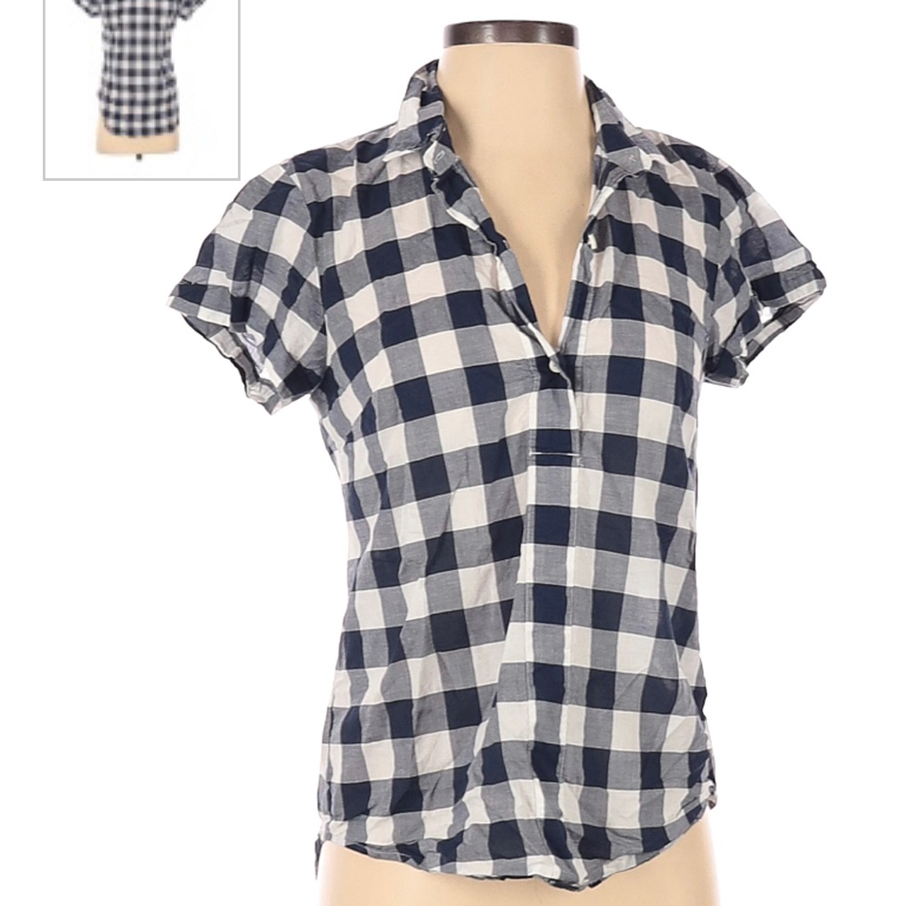 J. Crew Gingham Buttonup